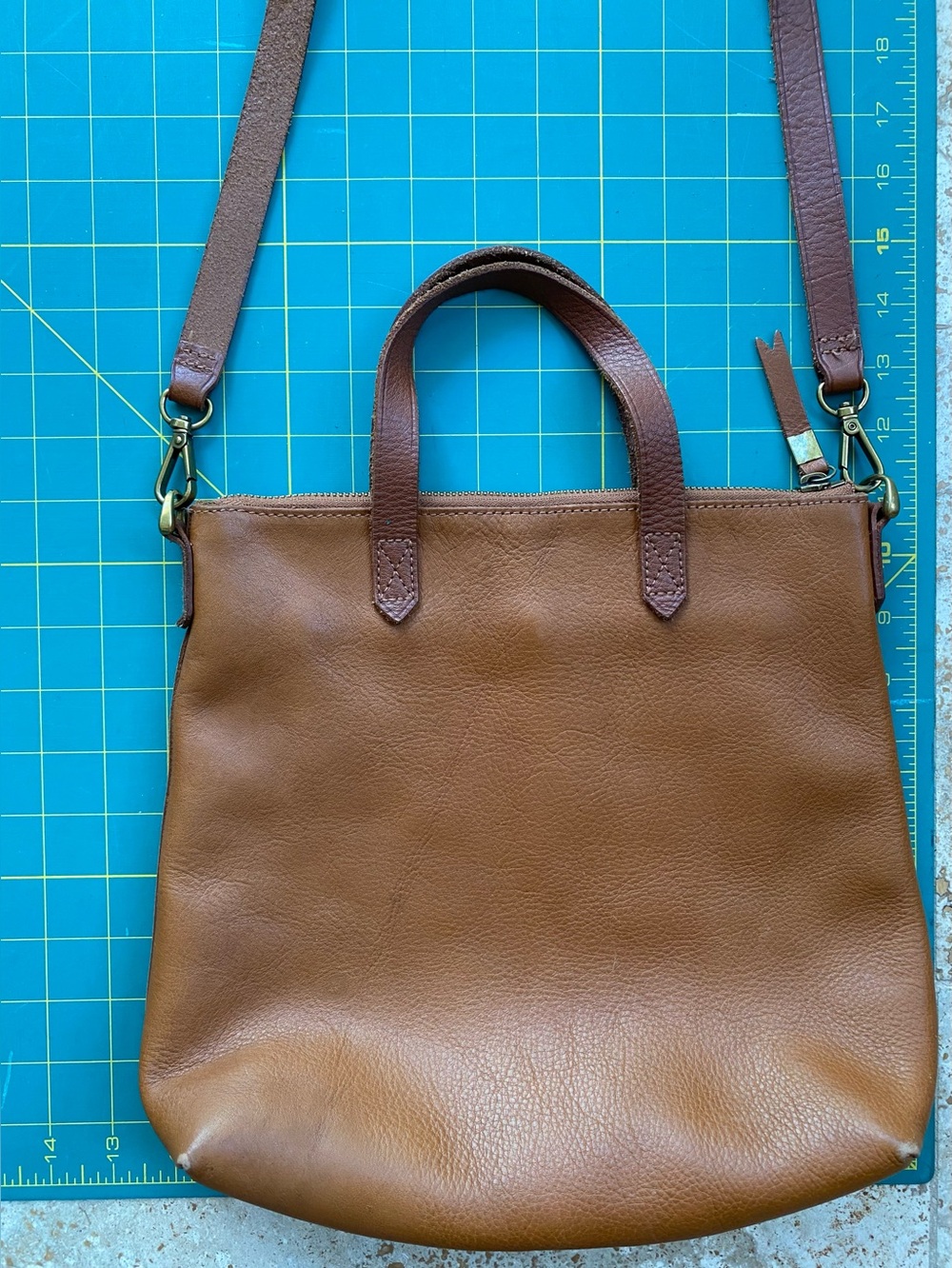Madewell leather bag / crossbody bag. - Picture 4 of 10